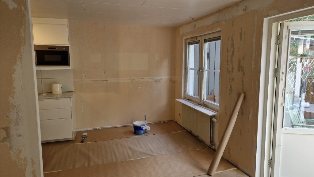 How to Paint Wallpapered Walls