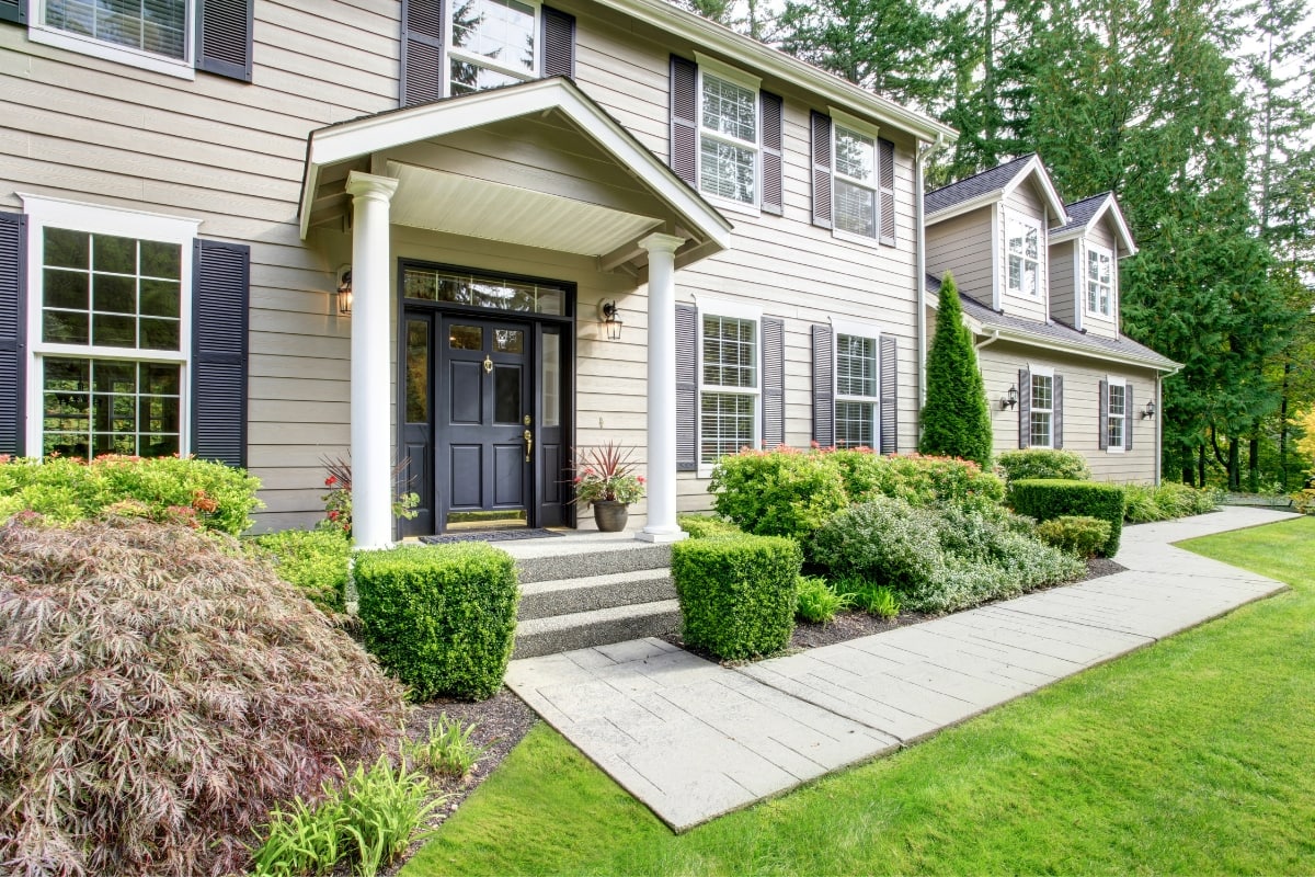 beige and black exterior