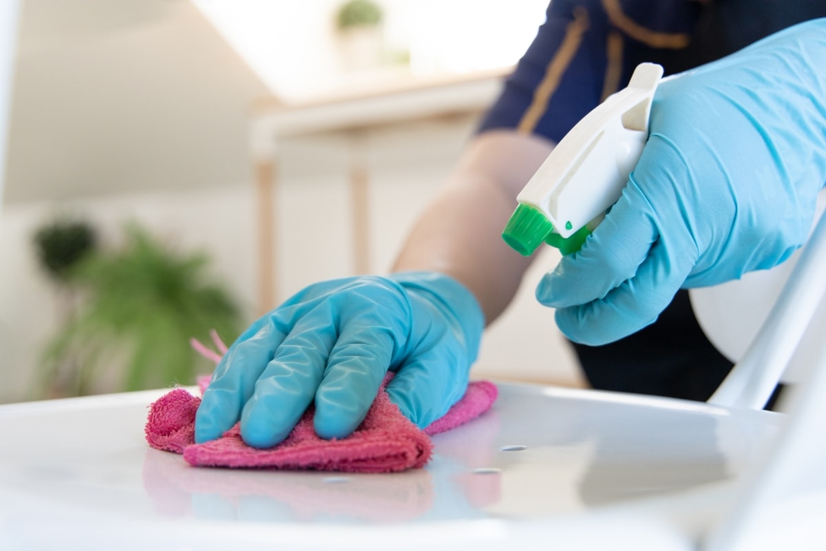 cleaning surface