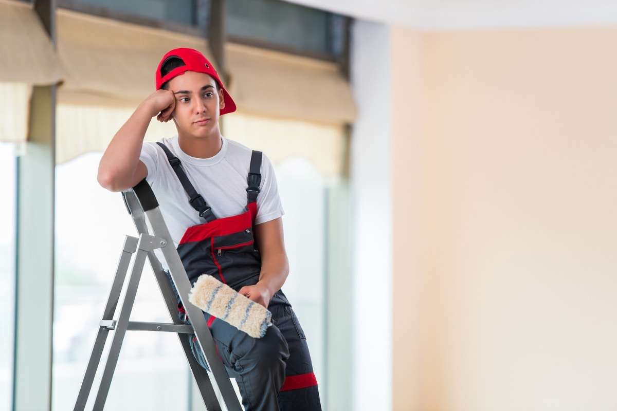 frustrated painter