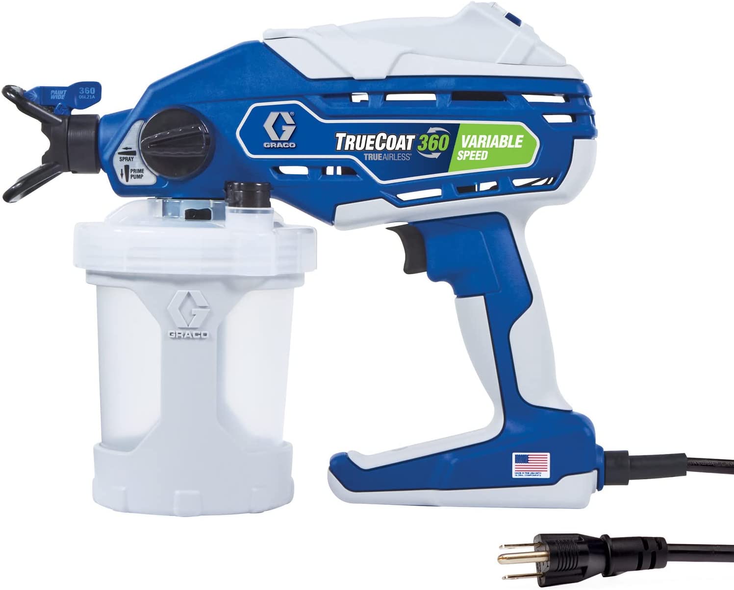 Graco TrueCoat 360 handheld paint sprayer with FlexLiner system