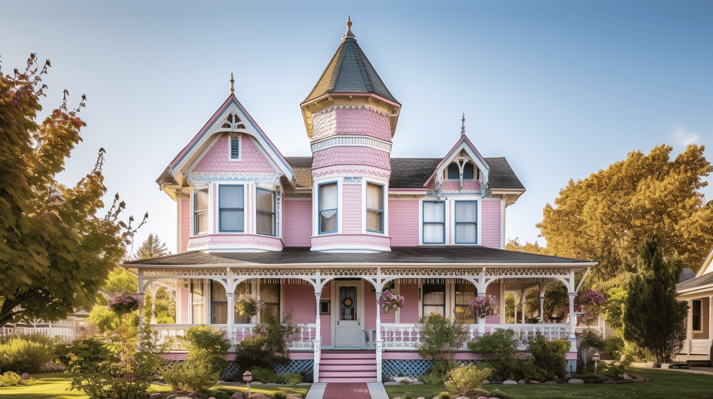 iglo ola A simple one level Victorian style house with a pastel fe8b3470 da98 46e8 8023 c639078b22ec