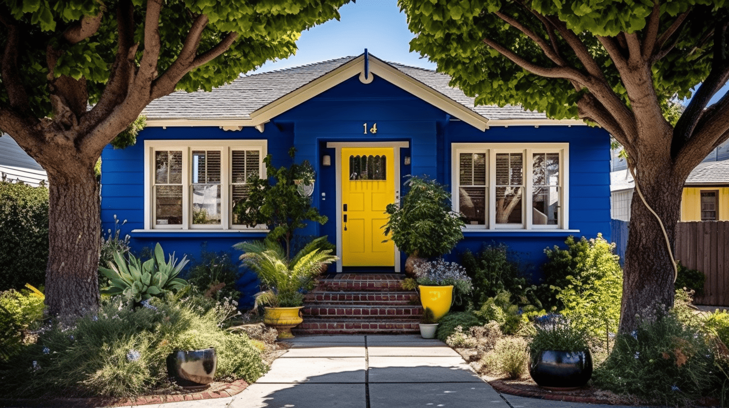 iglo ola A simple one level house with Cobalt Blue exterior Cri 1a6d29e4 ac8c 452d 94bc d9cc9991cd32