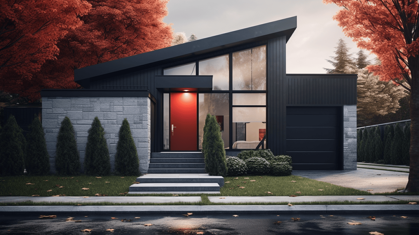 iglo ola A simple one level house with dark gray painted exteri 261b116c d5e0 491e bcd3 e2cdb4903f89