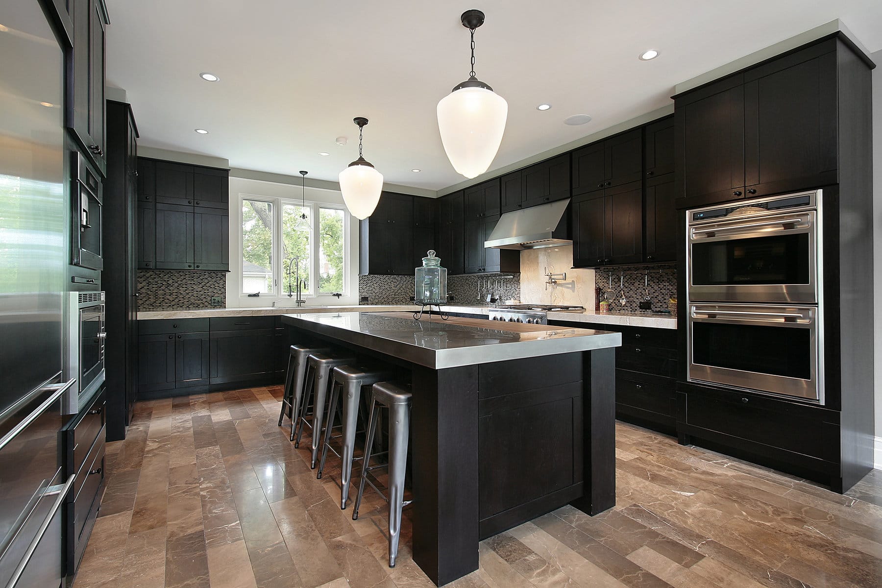 kitchen cabinets black 3