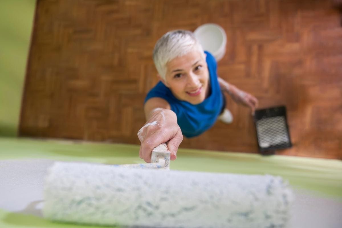 painting wall without extension pole