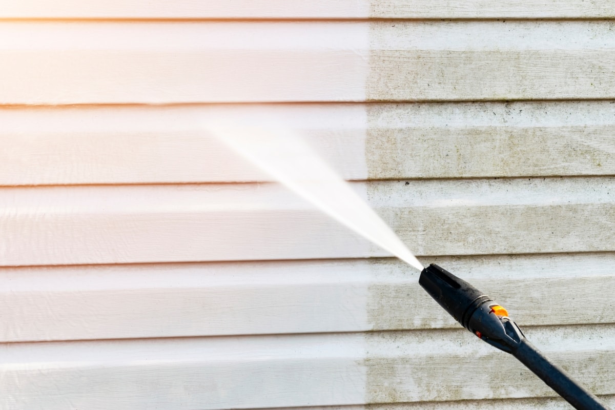pressure washing