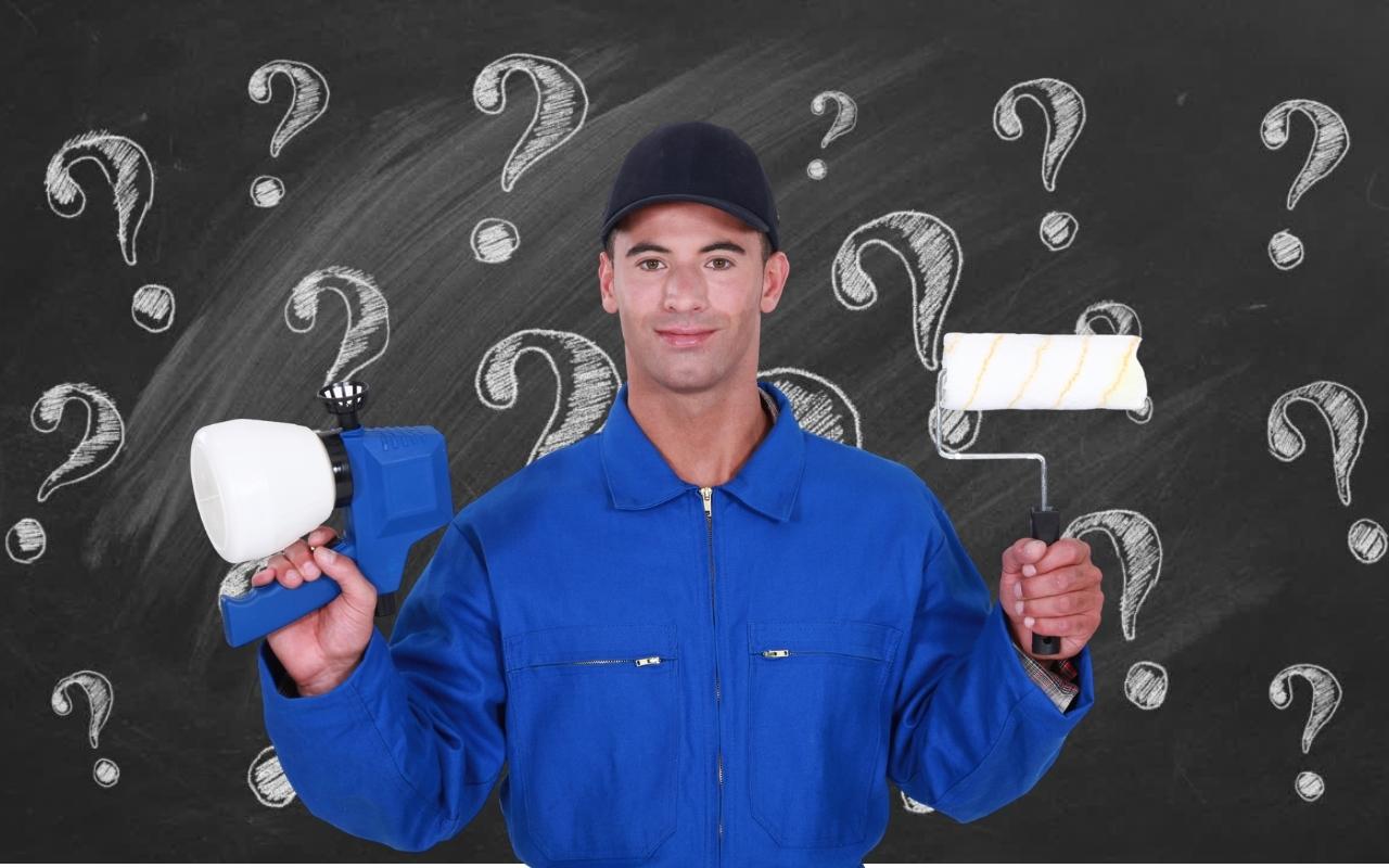 How to Choose Between Rolling or Spraying a Ceiling