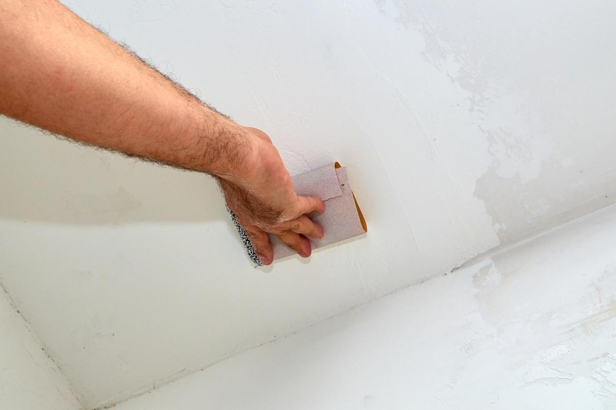 sanding ceiling