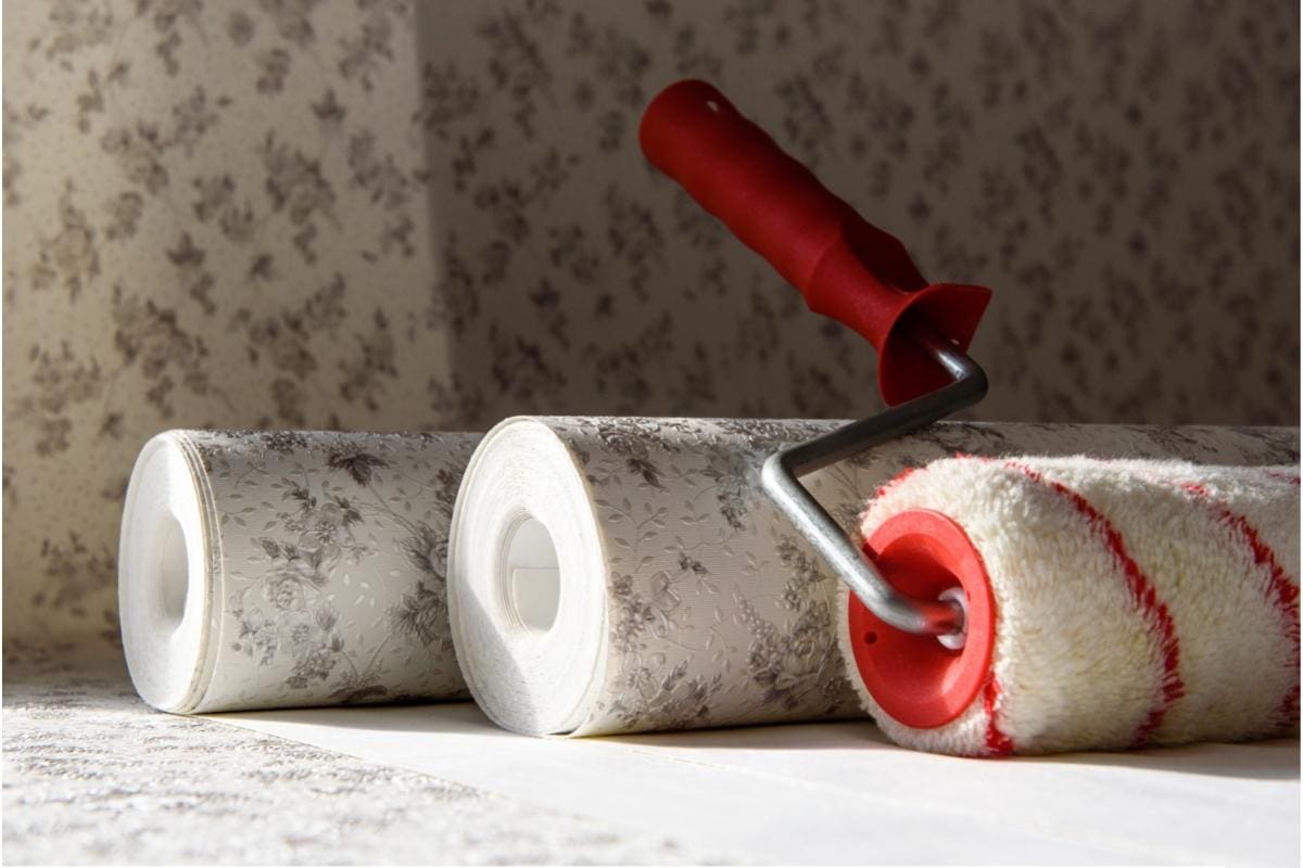 How To Hang Wallpaper The Easy Way [The Paste The Wall Method]