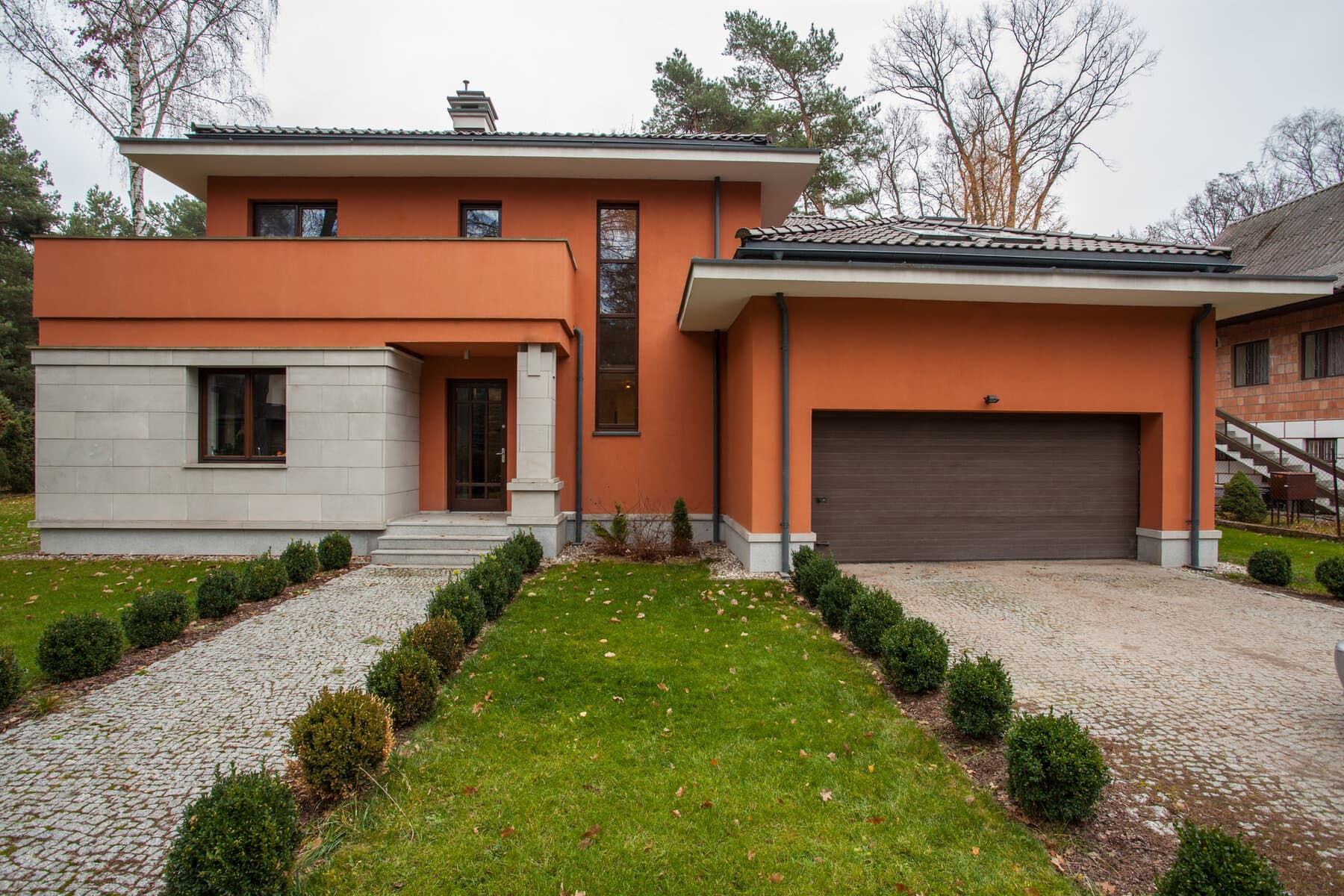 warm red exterior