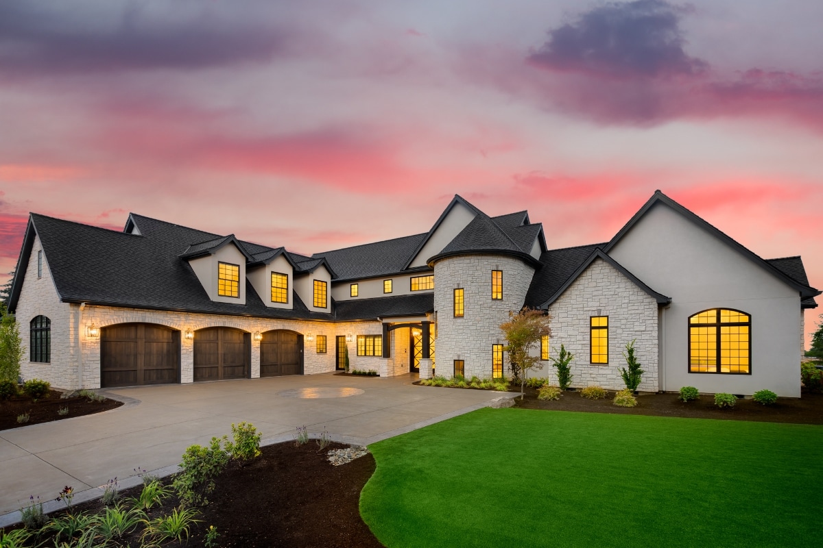 white exterior